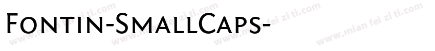 Fontin-SmallCaps字体转换