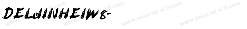 DELJINHEIW8字体转换