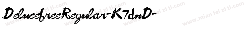 DelucefreeRegular-K7dnD字体转换