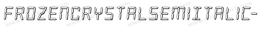 FrozenCrystalSemiItalic-lynZ字体转换
