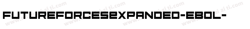 FutureForcesExpanded-eBOl字体转换