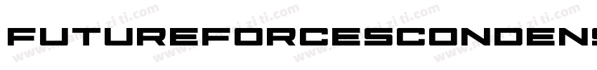 FutureForcesCondensedItalic-03BP字体转换