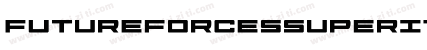 FutureForcesSuperItalic-qPDr字体转换
