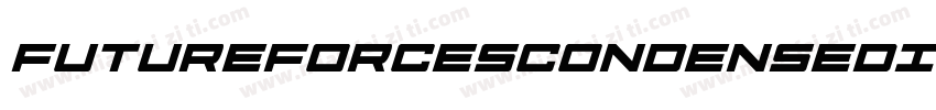 FutureForcesCondensedItalic-03BP字体转换