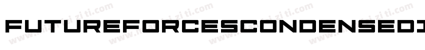 FutureForcesCondensedItalic-03BP字体转换