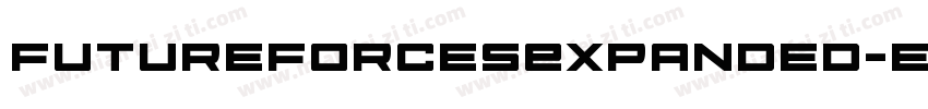 FutureForcesExpanded-eBOl字体转换