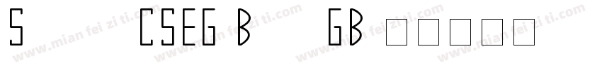 SingkaiCSEG-Bold-GB字体转换