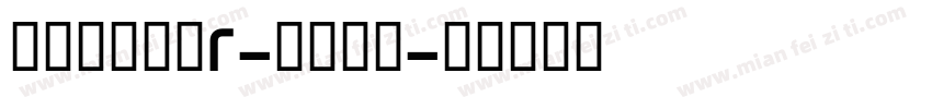 Aspect2-Bold字体转换