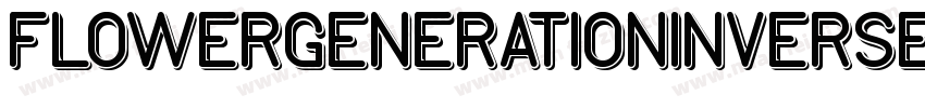 FlowerGenerationInverse-3BKz字体转换