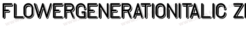 FlowerGenerationItalic-ZPlK字体转换