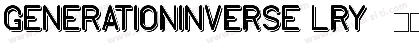 GenerationInverse-lry0字体转换