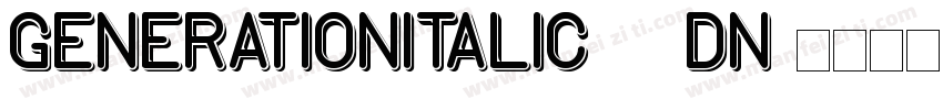 GenerationItalic-92Dn字体转换