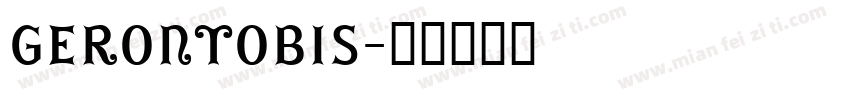 GErontoBis字体转换