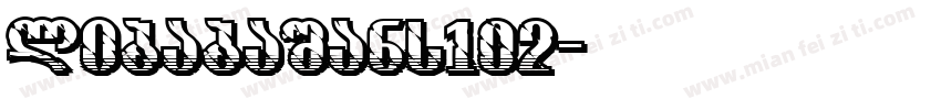 libabaSans102字体转换