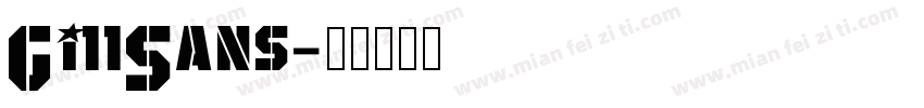 Gi11Sans字体转换