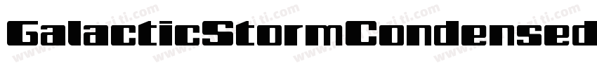 GalacticStormCondensed-MPox字体转换