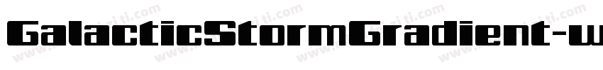 GalacticStormGradient-wzan字体转换