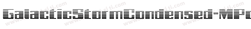 GalacticStormCondensed-MPox字体转换