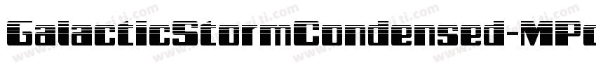 GalacticStormCondensed-MPox字体转换