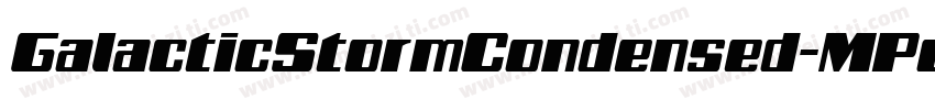 GalacticStormCondensed-MPox字体转换
