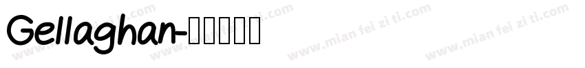 Gellaghan字体转换