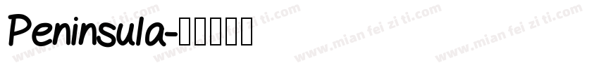Peninsula字体转换
