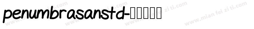 penumbrasanstd字体转换