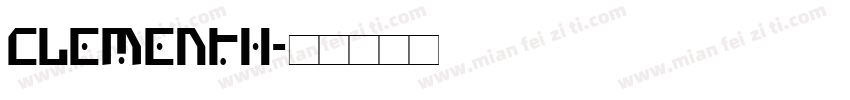 clementh字体转换