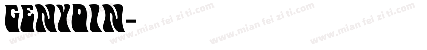 genyoin字体转换