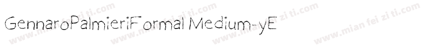 GennaroPalmieriFormalMedium-yEPM字体转换