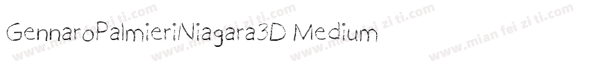 GennaroPalmieriNiagara3DMedium-lEaw字体转换