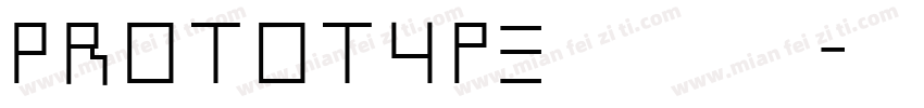 Prototype字体下载字体转换