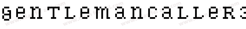 GentlemanCaller3D-OX66字体转换