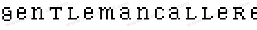 GentlemanCallerExpandItalic-2x0W字体转换