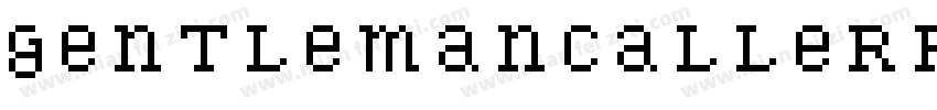 GentlemanCallerRotated-J77m字体转换