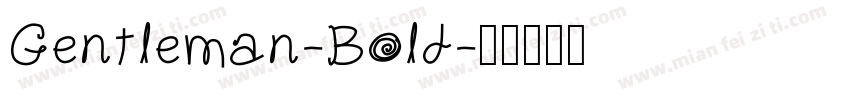 Gentleman-Bold字体转换