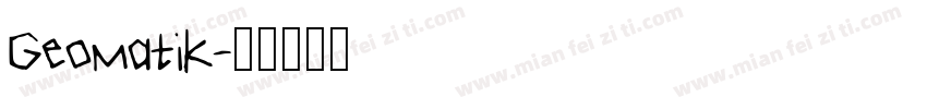 Geomatik字体转换