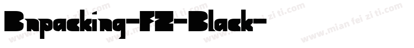 Bnpacking-FZ-Black字体转换