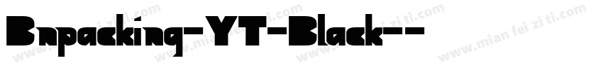 Bnpacking-YT-Black-字体转换