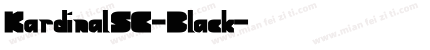 KardinalSC-Black字体转换
