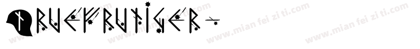 Truefrutiger字体转换