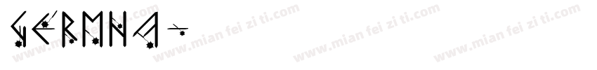 germna字体转换