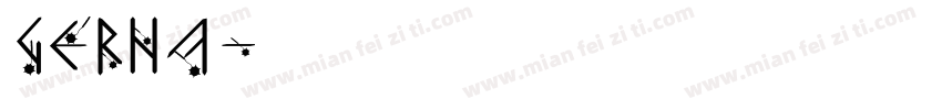gerna字体转换
