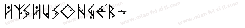 hyshusonger字体转换
