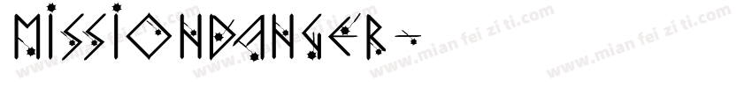 missiondanger字体转换