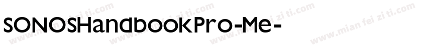 SONOSHandbookPro-Me字体转换