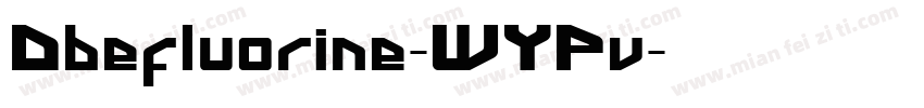 Dbefluorine-WYPv字体转换