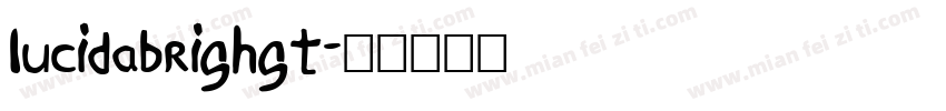 lucidabrighgt字体转换