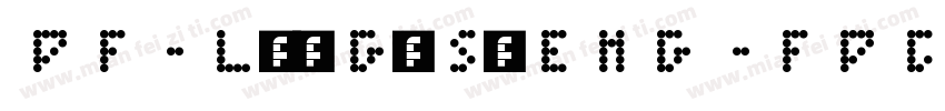 DF-LeiGaSoENG-FDC-W9字体转换