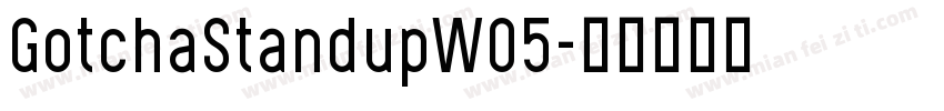 GotchaStandupW05字体转换